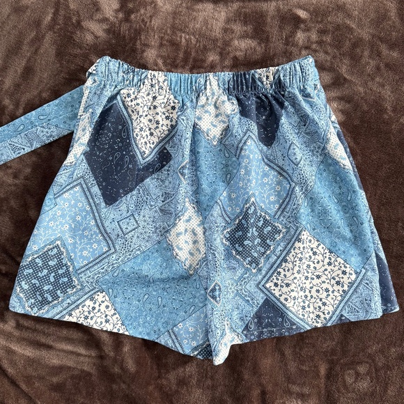 Altar'd State Patchwork Paisley Skort - Picture 4 of 7